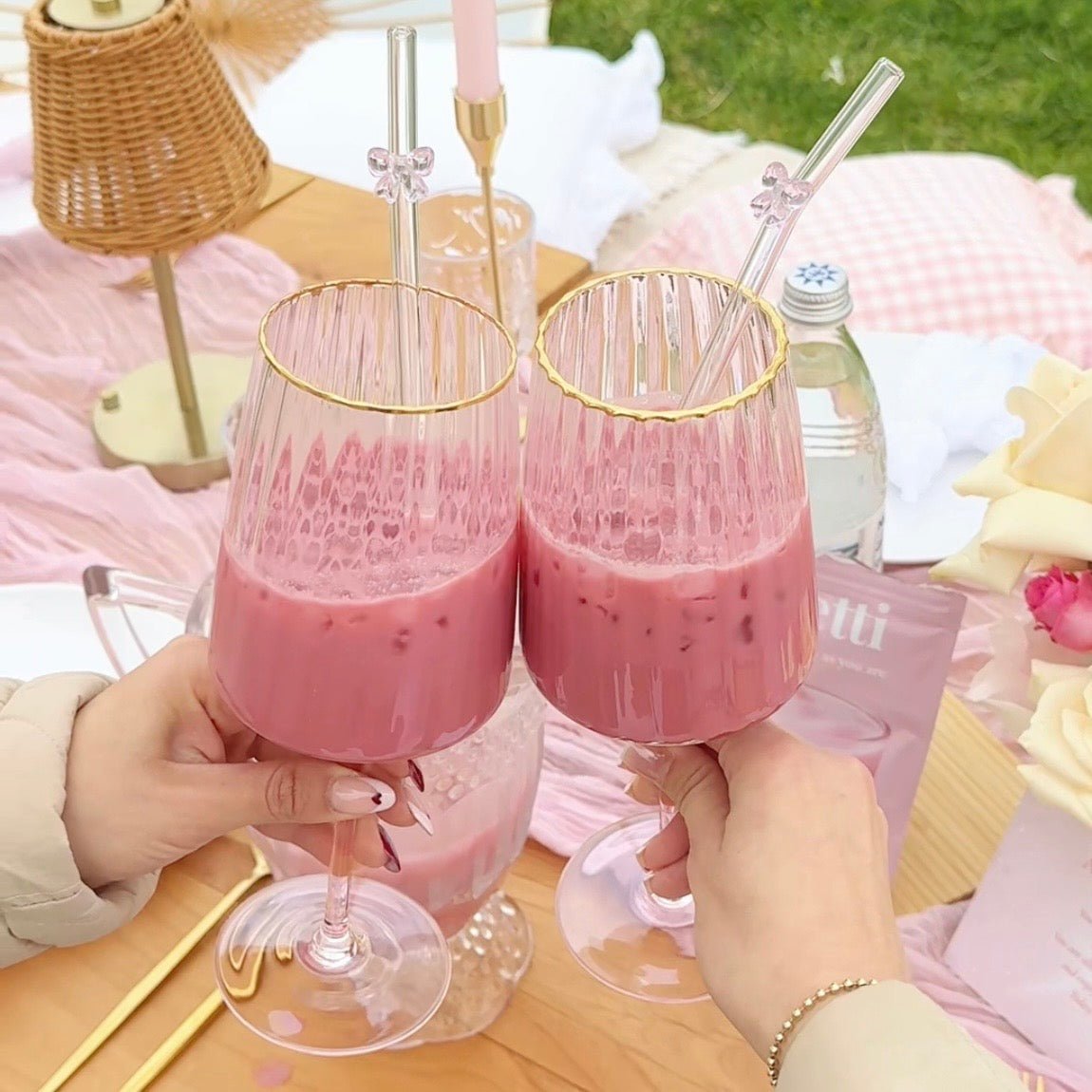 Strawberry Sakura Latte