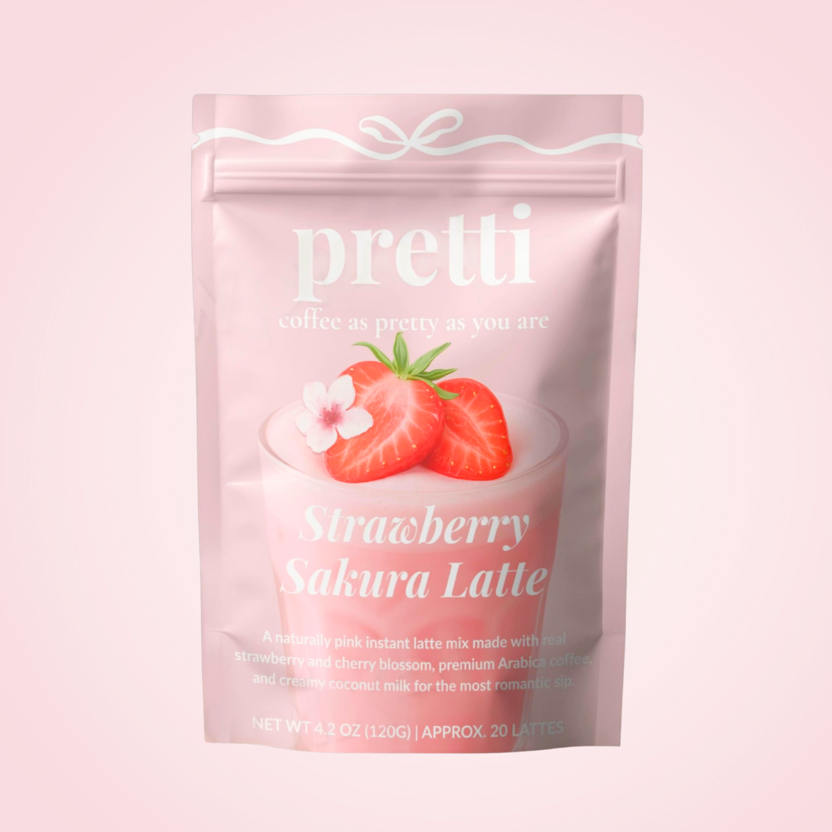 Strawberry Sakura Latte